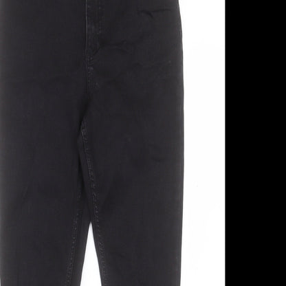 ASOS Womens Black Cotton Skinny Jeans Size 30 in L30 in Regular Button