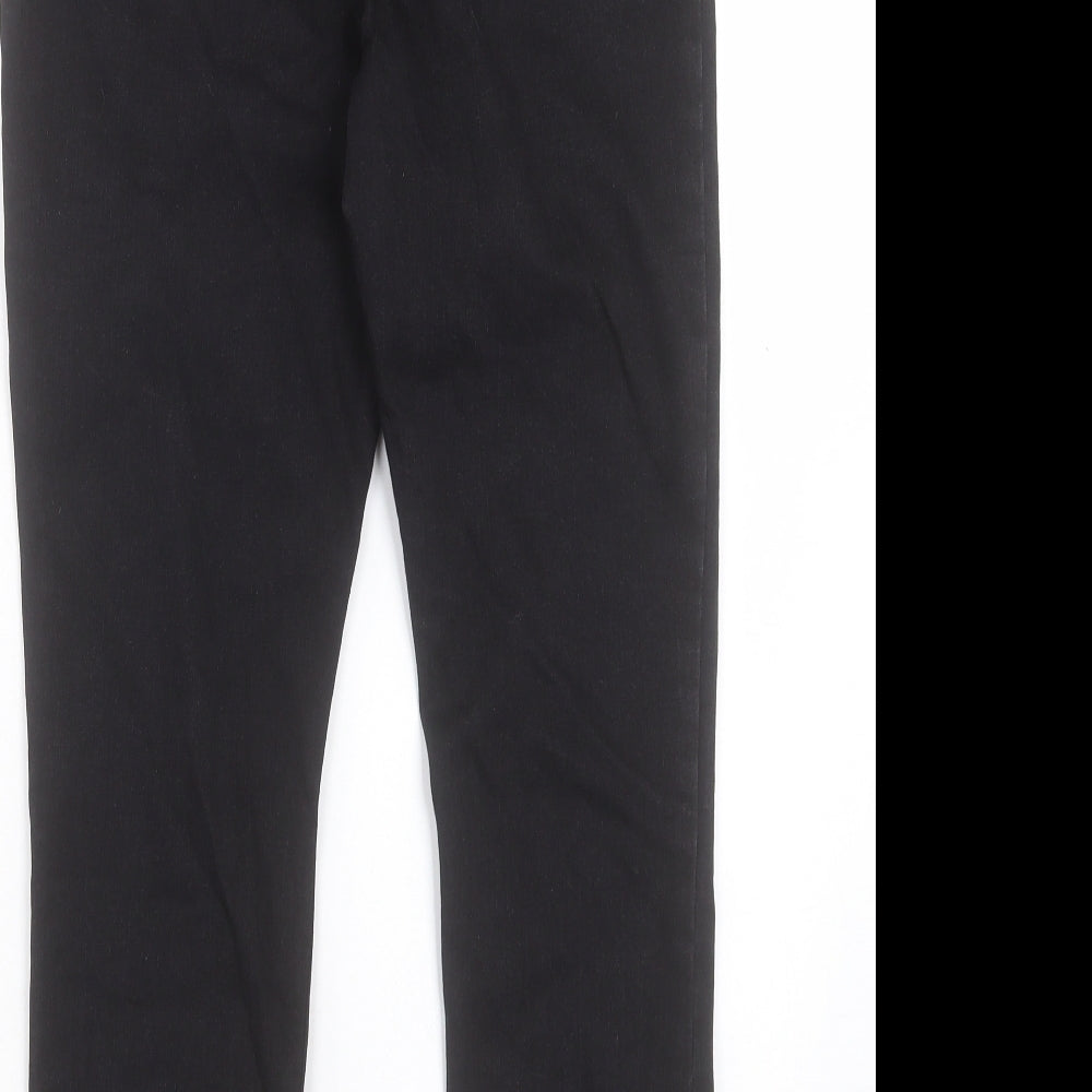ASOS Womens Black Cotton Skinny Jeans Size 30 in L30 in Regular Button