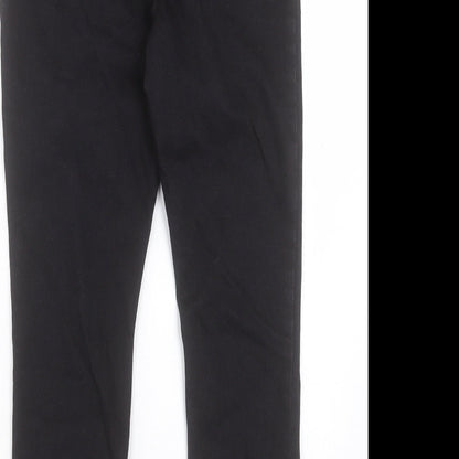 ASOS Womens Black Cotton Skinny Jeans Size 30 in L30 in Regular Button