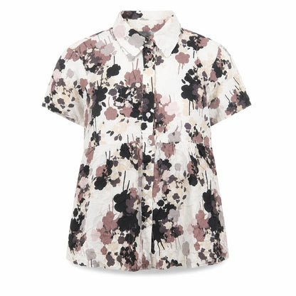 Womens UK Size 14 Wallis Brown Basic Button-Up