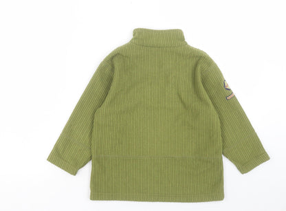 Boots Boys Green Basic Jacket Jacket Size 4-5 Years Zip - Tractor