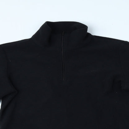 Preworn Boys Black Jacket Coat Size S Zip