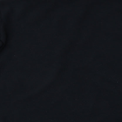 Preworn Boys Black Jacket Coat Size S Zip