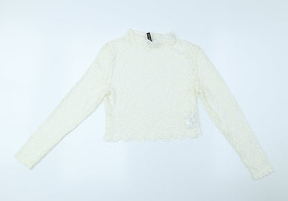 Womens UK Size M Divided White  Blouse
