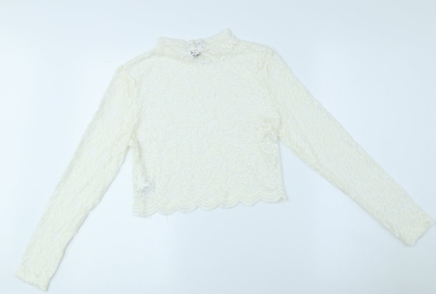 Womens UK Size M Divided White  Blouse