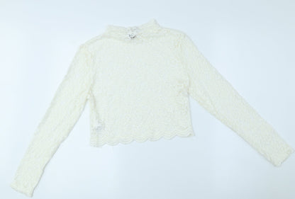 Womens UK Size M Divided White  Blouse