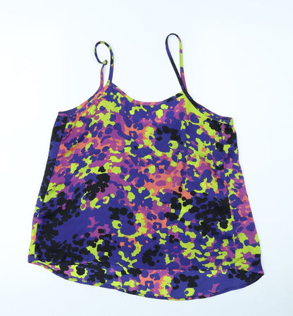 Womens UK Size 8 Topshop Multicoloured Camisole Tank