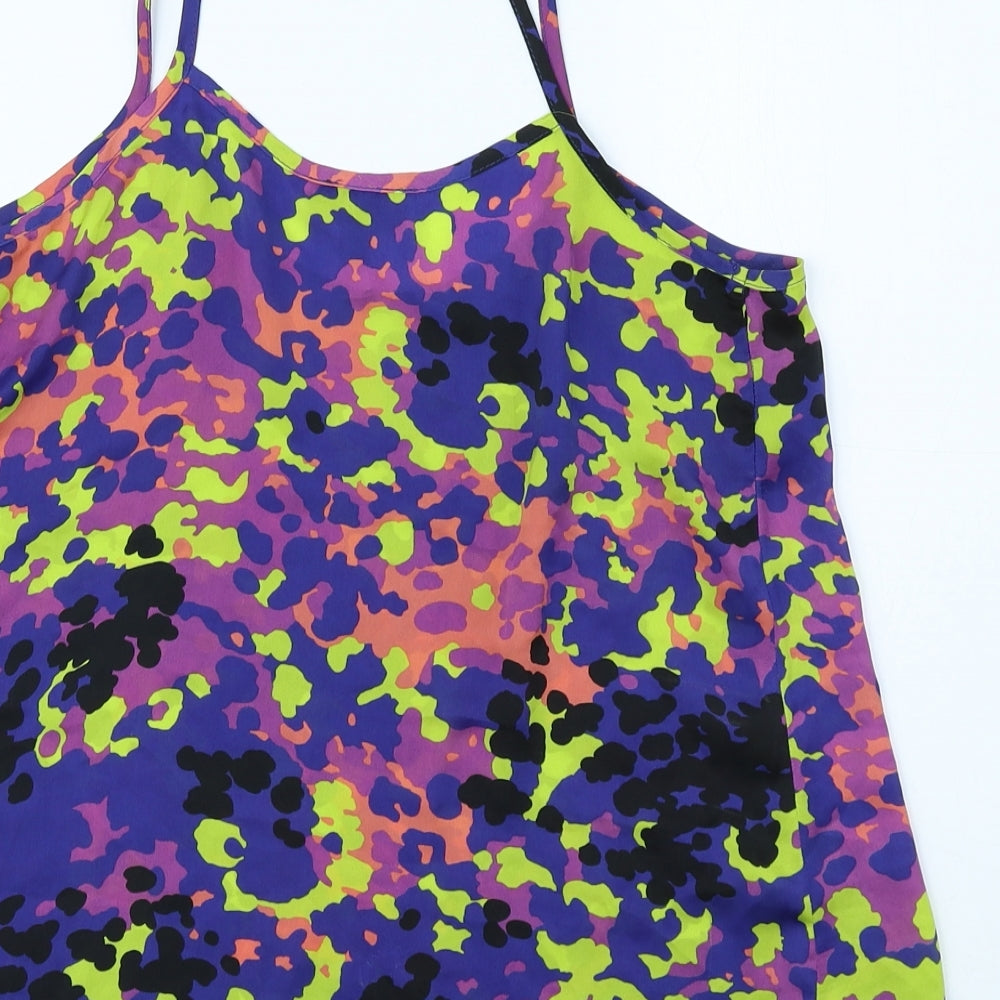 Womens UK Size 8 Topshop Multicoloured Camisole Tank
