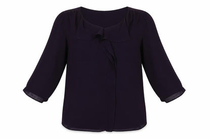 Womens UK Size S Episode Purple Basic Blouse