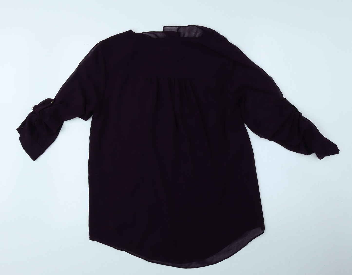 Womens UK Size S Episode Purple Basic Blouse
