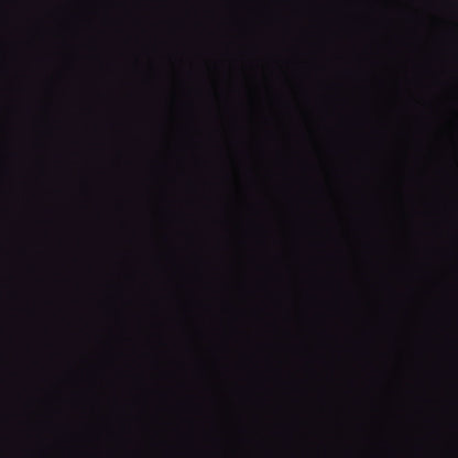 Womens UK Size S Episode Purple Basic Blouse