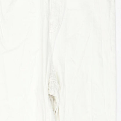Womens UK Size 12 Marks and Spencer Slim Fit Skinny White Jeans