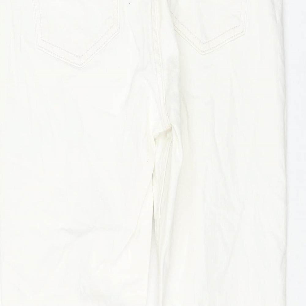 Womens UK Size 12 Marks and Spencer Slim Fit Skinny White Jeans