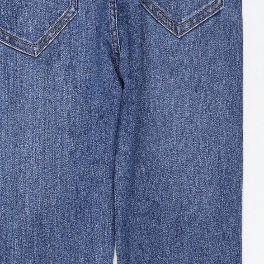 Incorporate Wear Womens Blue Cotton Skinny Jeans Size 28 in L28 in Regular Zip
