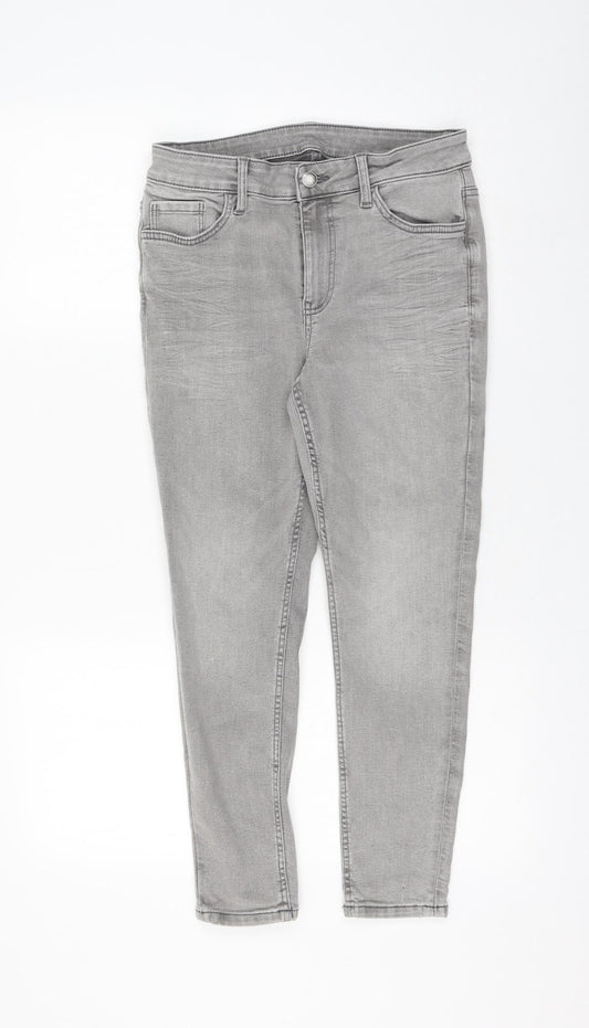 Womens UK Size 6 Marks and Spencer Regular Fit Skinny Grey Jeans