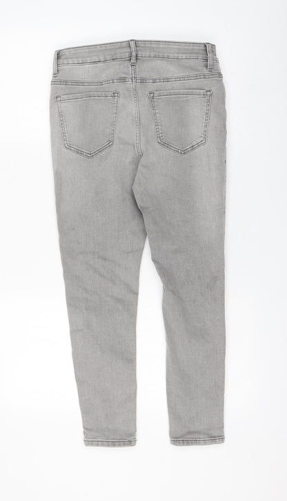 Womens UK Size 6 Marks and Spencer Regular Fit Skinny Grey Jeans