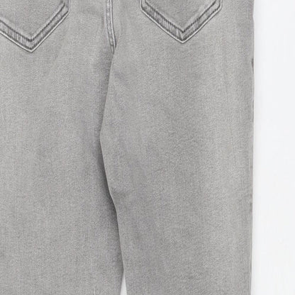 Womens UK Size 6 Marks and Spencer Regular Fit Skinny Grey Jeans