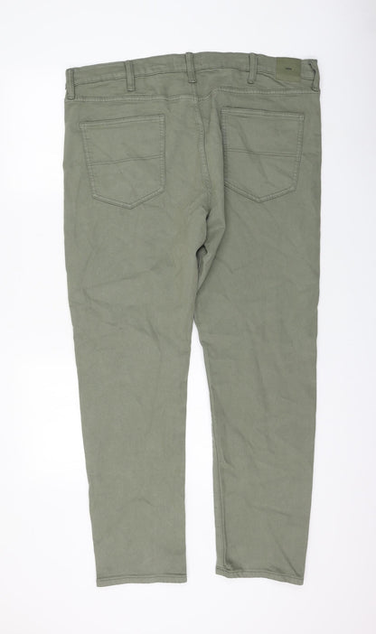 Womens UK Size 40 in Marks and Spencer Regular Fit Skinny Green Jeans