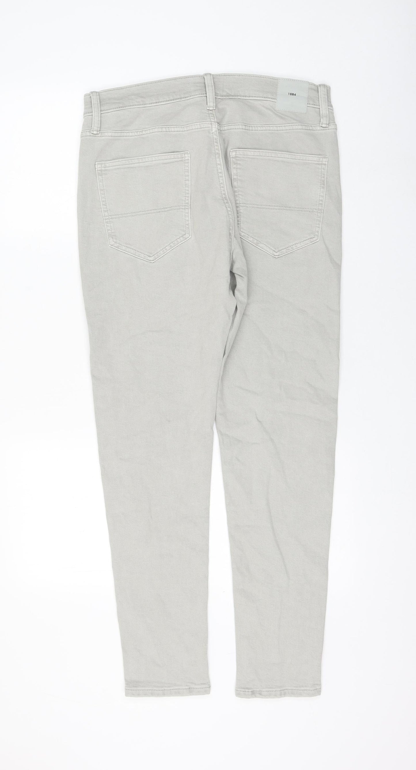 Womens UK Size 32 in Marks and Spencer Regular Fit Skinny Grey Jeans