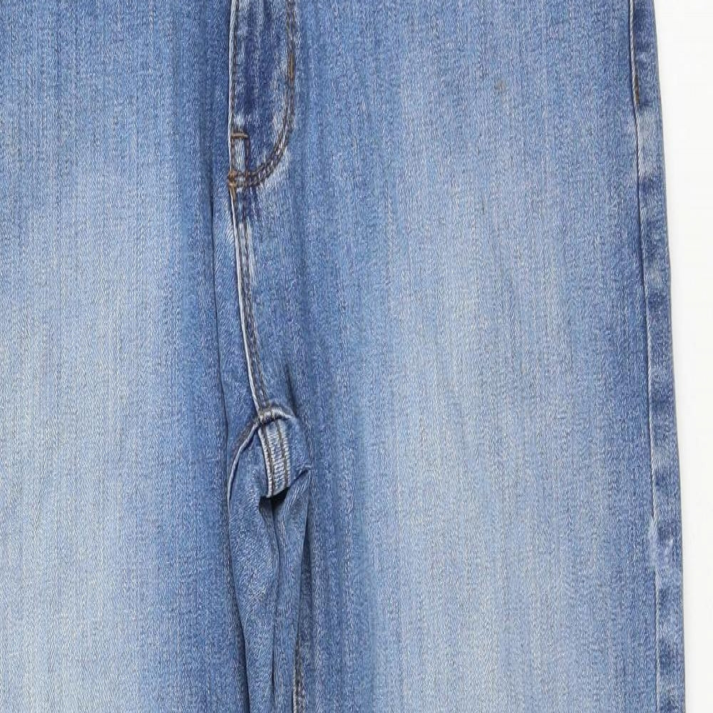 Womens UK Size 32 in Marks and Spencer Regular Fit Straight Blue Jeans