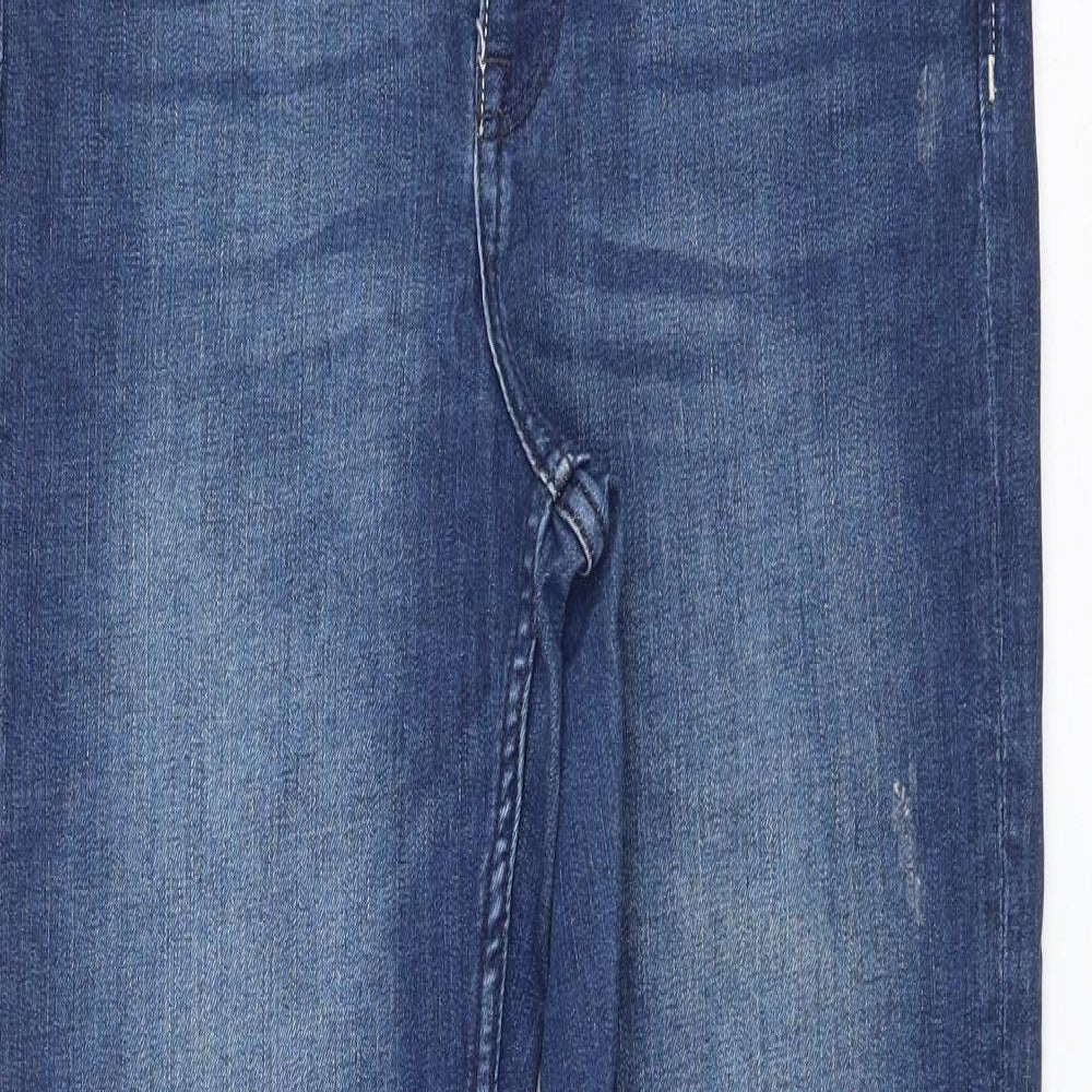 Womens UK Size 33 in H&M Regular Fit Skinny Blue Jeans