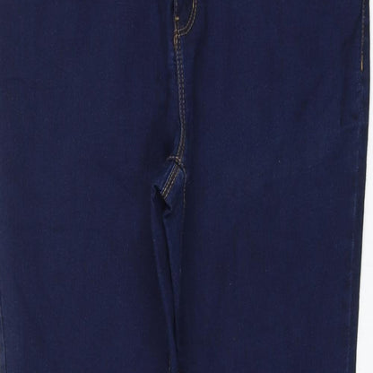 Koton Womens Blue Cotton Skinny Jeans Size 32 in L30 in Regular Zip