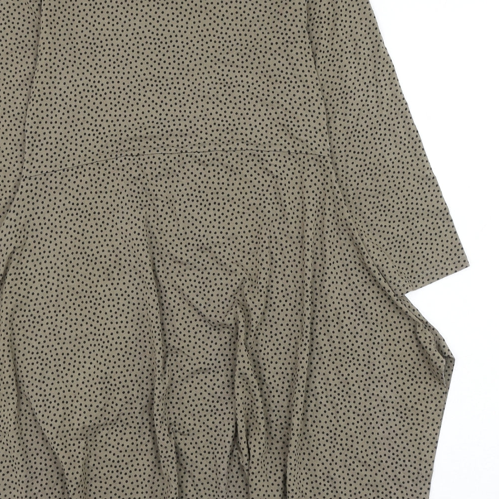 Womens UK Size S Masai Brown Tunic Blouse
