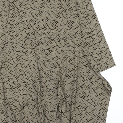 Womens UK Size S Masai Brown Tunic Blouse