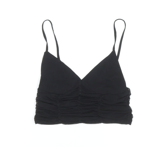Womens UK Size S Zara Black Camisole Tank