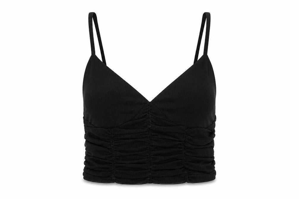 Womens UK Size S Zara Black Camisole Tank