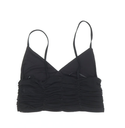 Womens UK Size S Zara Black Camisole Tank