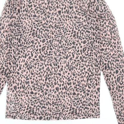 Womens UK Size 6 New Look Pink Basic T-Shirt