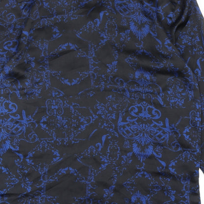 Womens UK Size XS River Island Black Basic Button-Up