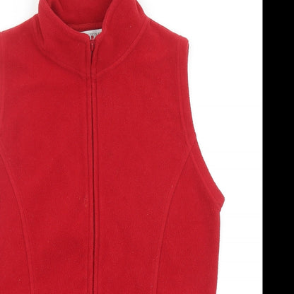 Womens UK Size S EWM Red Gilet