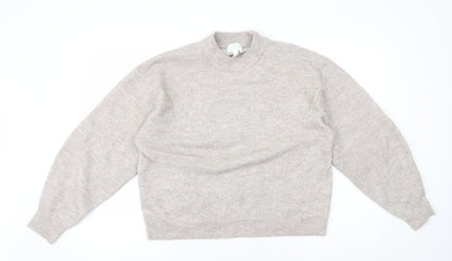 Womens UK Size S H&M Grey Pullover Jumper