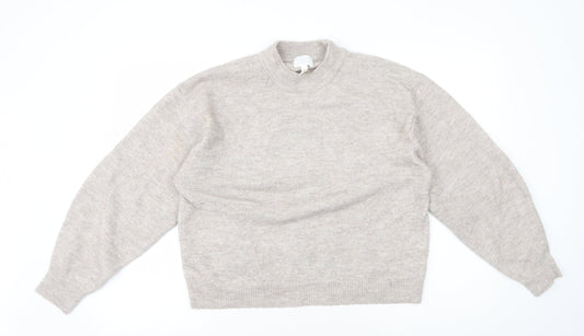 Womens UK Size S H&M Grey Pullover Jumper