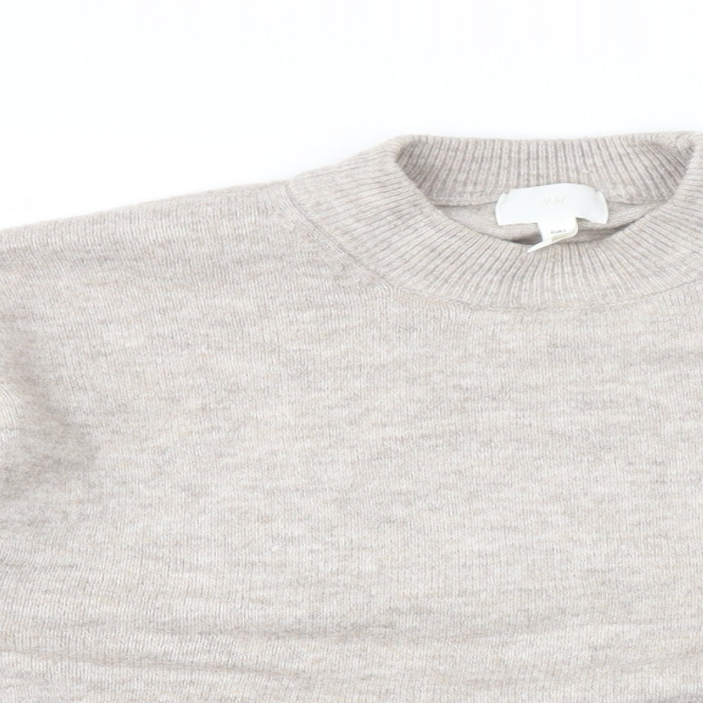 Womens UK Size S H&M Grey Pullover Jumper