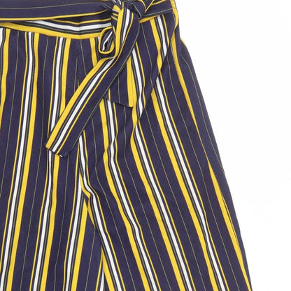 Womens UK Size 12 Cameo Rose Regular Fit  Multicoloured Trousers