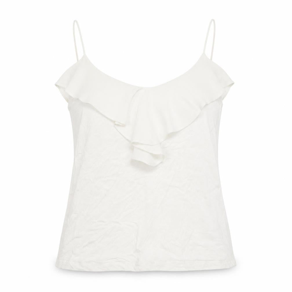 Womens UK Size L H&M White Basic Tank
