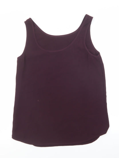 Womens UK Size 6 NEXT Purple Basic Tank
