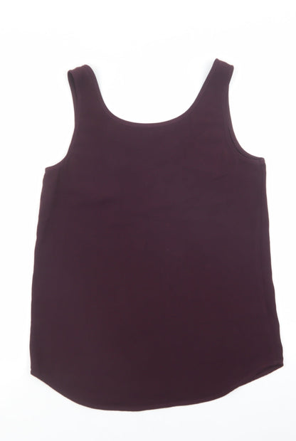 Womens UK Size 6 NEXT Purple Basic Tank