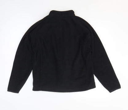 Mens UK Size XS Preworn Black Full Zip Sweatshirt