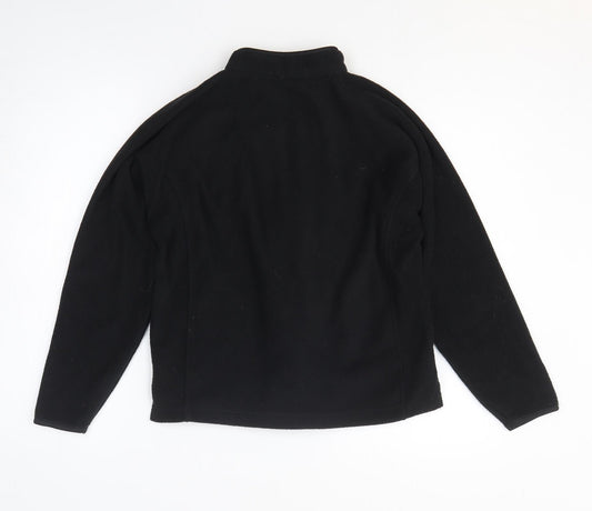 Mens UK Size XS Preworn Black Full Zip Sweatshirt