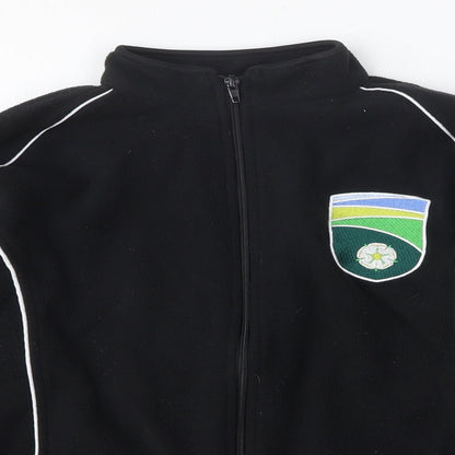 Mens UK Size XS Preworn Black Full Zip Sweatshirt