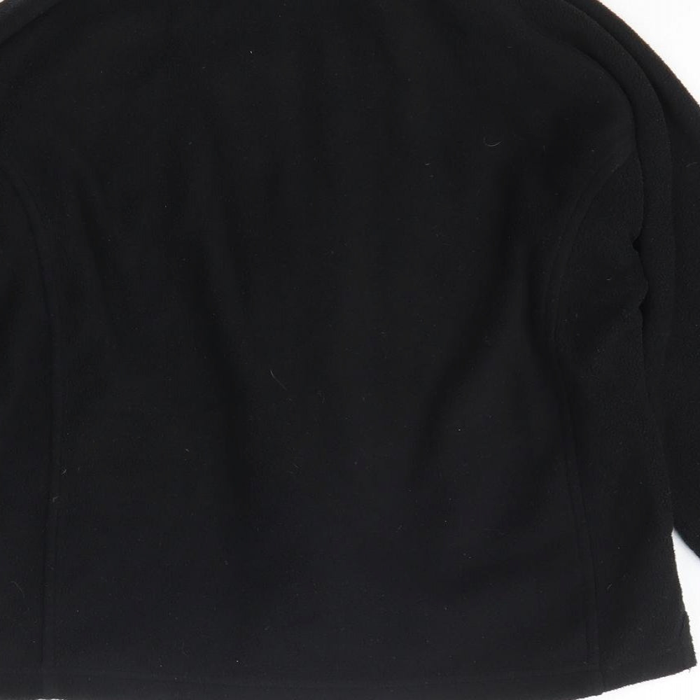Mens UK Size XS Preworn Black Full Zip Sweatshirt
