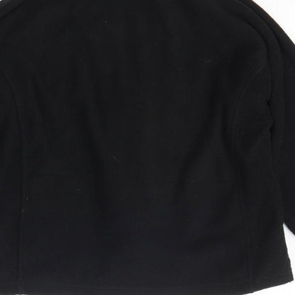 Mens UK Size XS Preworn Black Full Zip Sweatshirt