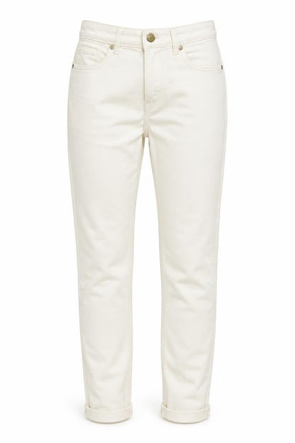 Womens UK Size 8 Wallis Regular Fit Skinny White Jeans