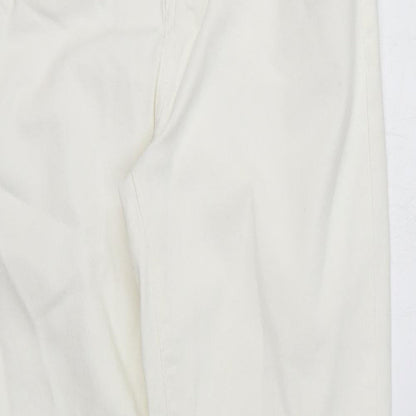 Womens UK Size 8 Wallis Regular Fit Skinny White Jeans