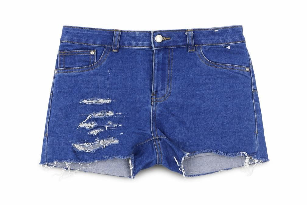 Womens UK Size 8 Denim & Co. Regular Fit Hot Pants Shorts
