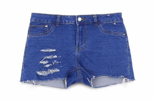 Womens UK Size 8 Denim & Co. Regular Fit Hot Pants Shorts